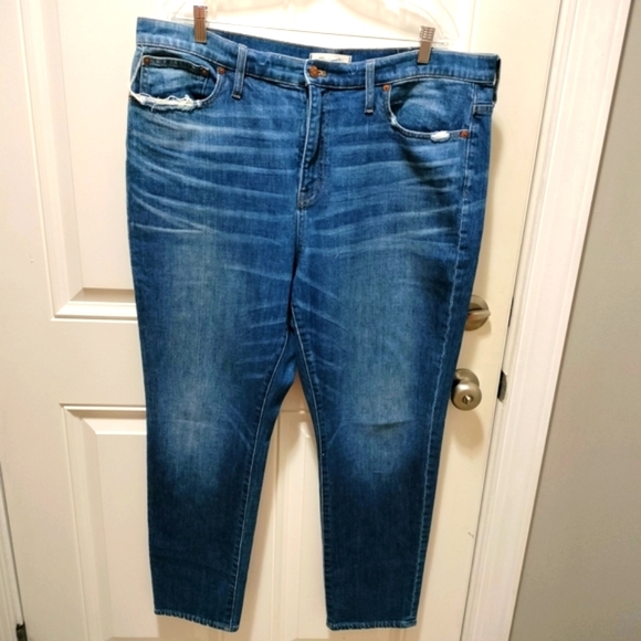 Madewell Relaxed Fit Denim Jeans Size 35 - Picture 1 of 9